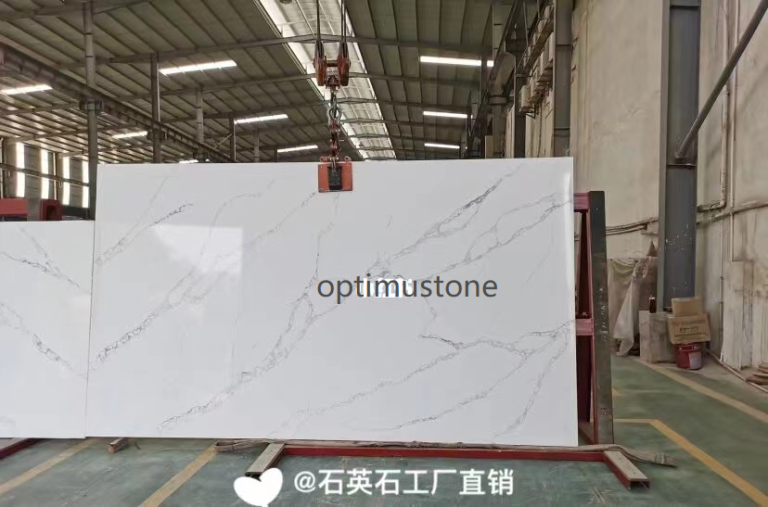 optimustone supply Super jumbo size 139″*78″ engineered stone slabs 3500*2000*20mm